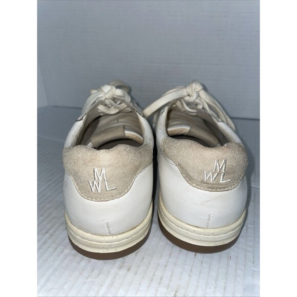 Madewell Court Shoes Womens 9.5M White Leather Casual Walking Comfort Minimalist - Picture 8 of 13